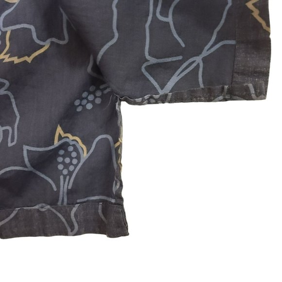 Vintage Aloha Days Hawaiian Shirt Casual Button Down Cotton Hibiscus Blue M - Picture 12 of 15